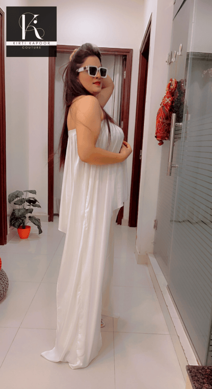 Pure White Customized Co - ord Set by Kirti Kapoor - Kirti Kapoor Couture