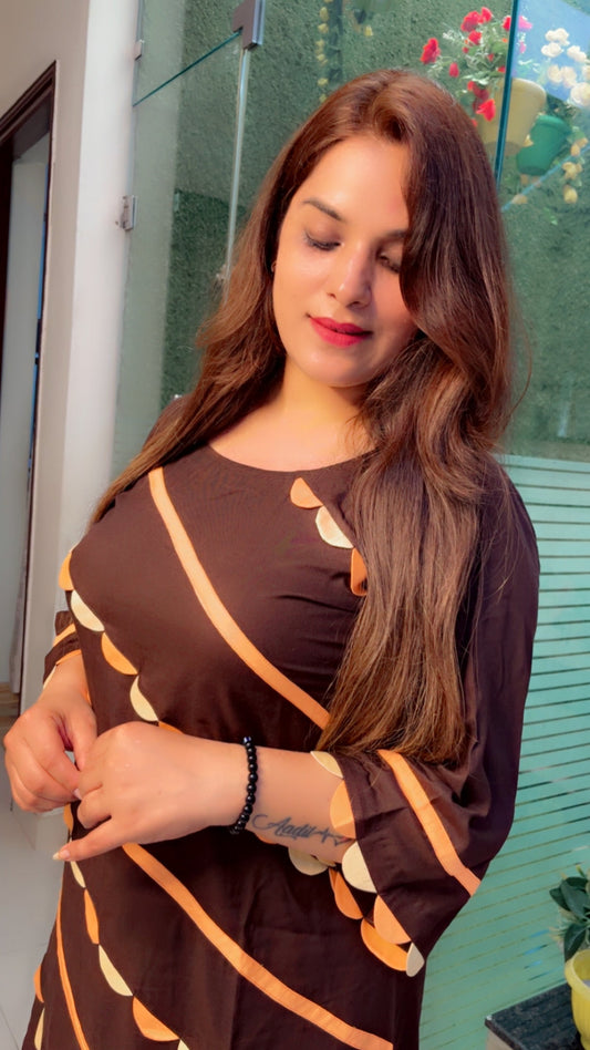 Rayon Cotton Kurti Set - Kirti Kapoor Couture