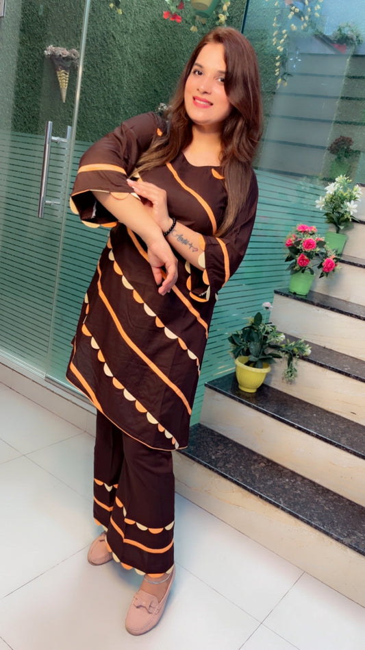 Rayon Cotton Kurti Set - Kirti Kapoor Couture