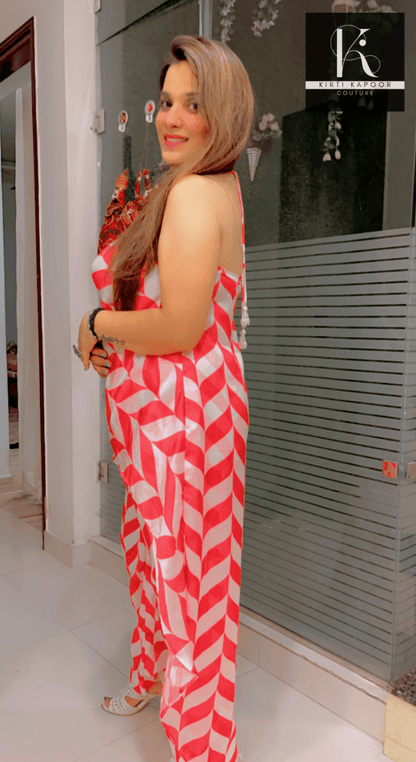 Satin Georgette Designer Dress - Kirti Kapoor Couture