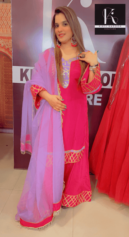 Semi - Formal Designer Suit by Kirti Kapoor - Kirti Kapoor Couture