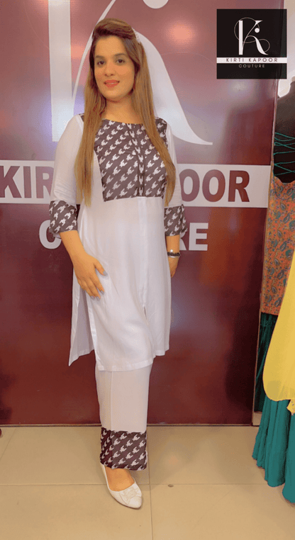 Stylish Kurti With Pants by Kirti Kapoor - Kirti Kapoor Couture