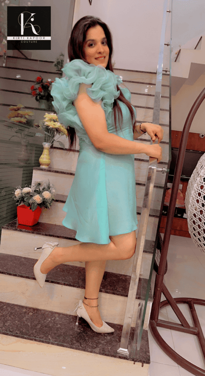 Stylish Tunic Made From Organza Fabric - Kirti Kapoor Couture