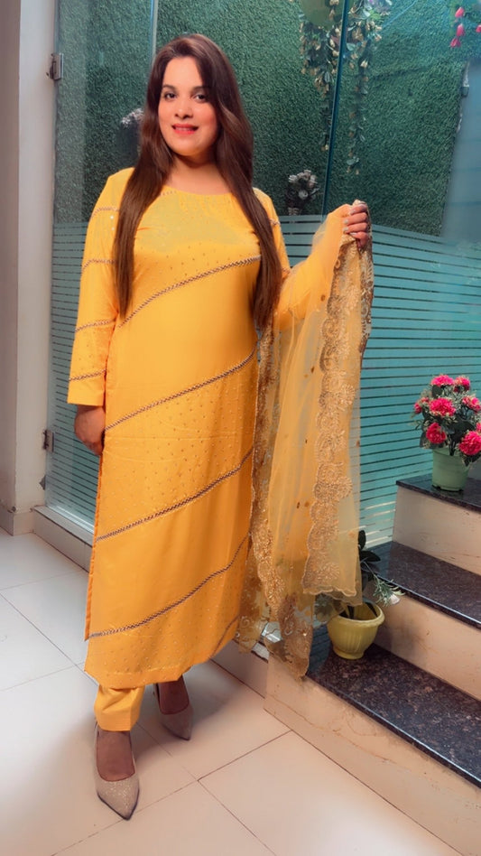 Suit for Haldi Ceremony - Kirti Kapoor Couture