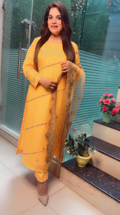 Suit for Haldi Ceremony - Kirti Kapoor Couture