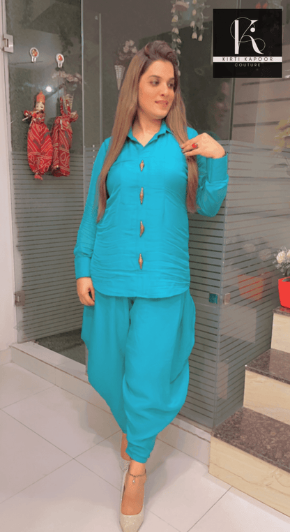 Traditional Dhoti & Shirt - Kirti Kapoor Couture