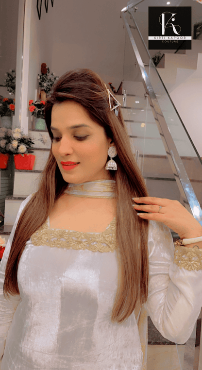 Velvet - Brocade Salwar Suit (Apt Punjabi Attire) - Kirti Kapoor Couture