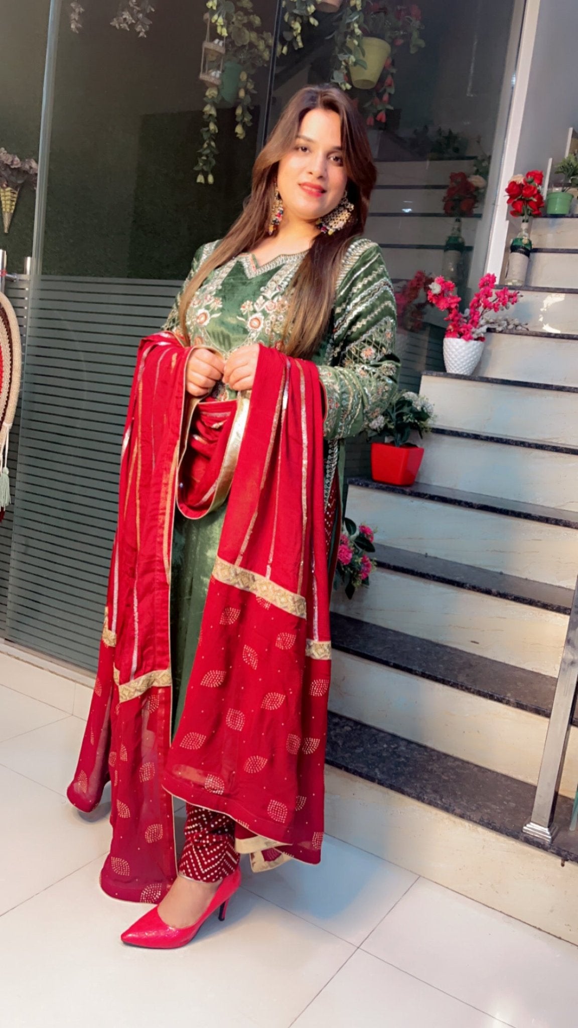 Velvet Salwar Suit - Kirti Kapoor Couture
